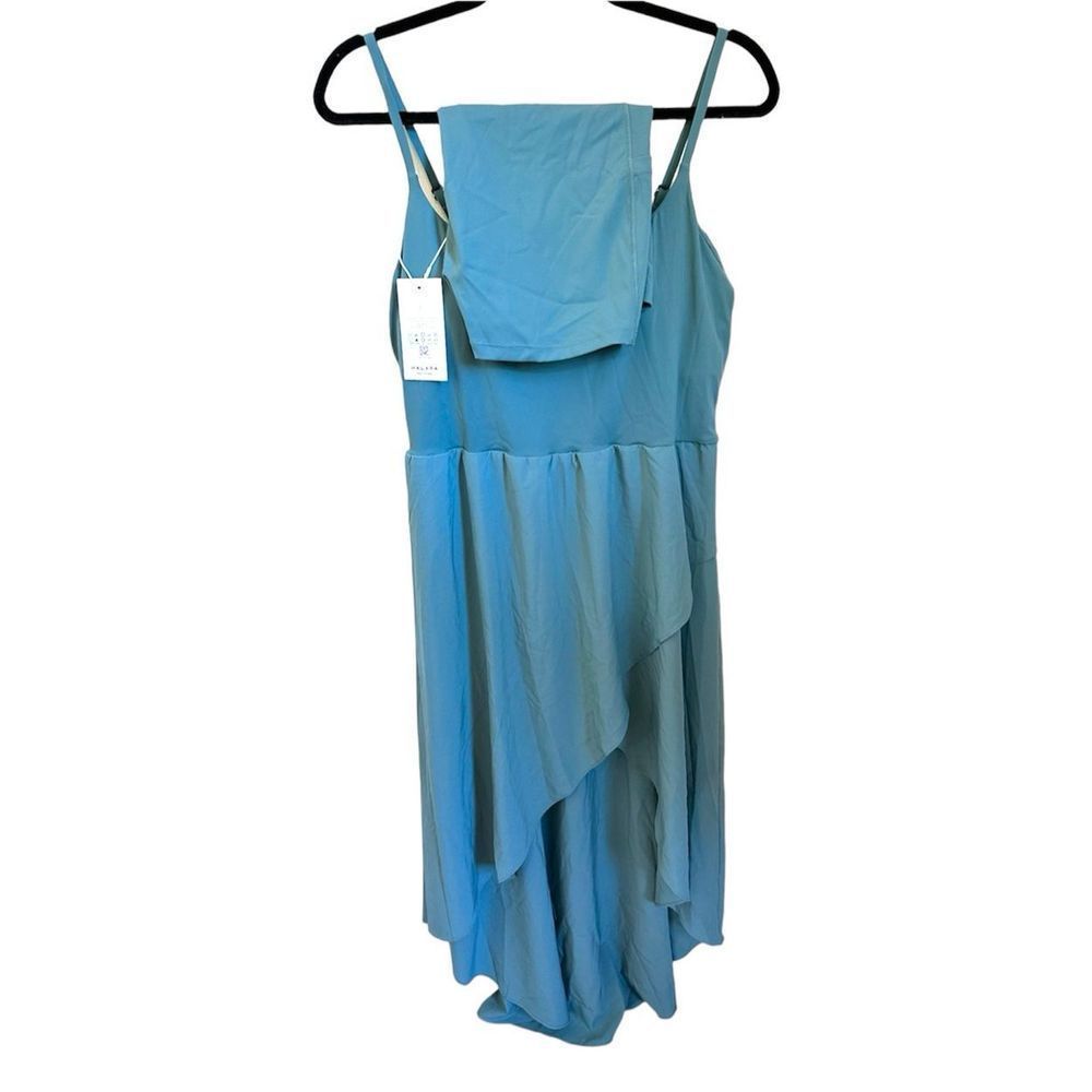 Halara Breezeful Backless High Low 2-Piece Side Pocket Flowy Midi Quick Dry Casu - Picture 5 of 9